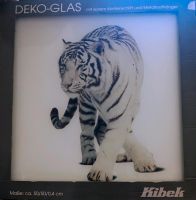 ❌Glas Bild 50 x 50 cm weißer Tiger Niedersachsen - Vechelde Vorschau