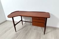 Boomerang Teakholz Schreibtisch Desk Vintage Retro, 1960er Sachsen - Mülsen Vorschau