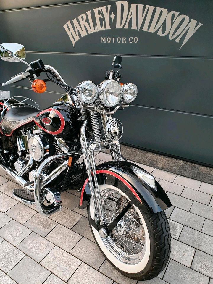 Harley Davidson FLSTS Softail Heritage Springer Top Zustand in Wenzenbach