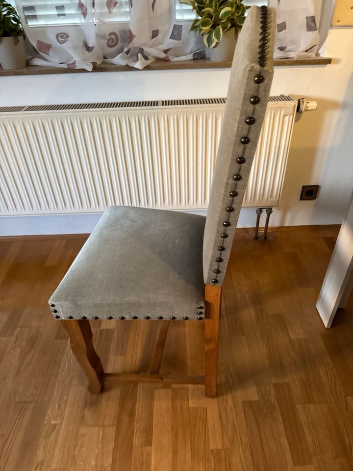 6 Esstisch Stühle top Zustand in Schömberg