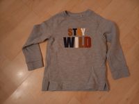 Topolino Kinder Pullover grau "Stay Wild" Gr. 122 Bayern - Landshut Vorschau