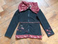 Hippie Fleecejacke mit schönen Ornamenten Bayern - Würzburg Vorschau