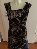 S.Oliver Selection Satin Kleid schwarz Kettenmuster 36 Düsseldorf - Eller Vorschau