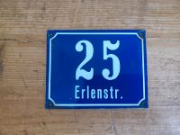 Altes Emaille Schild,Hausnummer,Nostalgie,Original,Email Bayern - Augsburg Vorschau