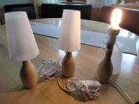 Ikea Leuchten Tischĺeuchte Nachttischlampe Holz Schirm weiß Bayern - Karlshof b Ederheim Vorschau