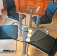Glastisch Esstisch mit Tischdecke Bayern - Ebersberg Vorschau