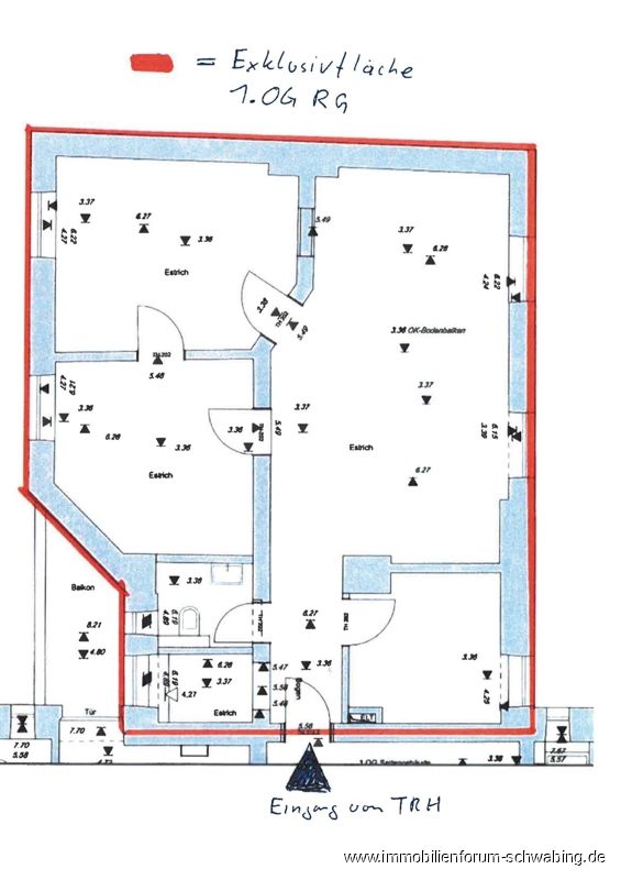 Repräsentatives, ruhiges Büro im Herzen von Schwabing zu vermieten in München