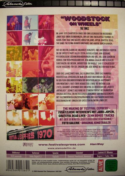 DVD Set 2005 Highlight ! ☀️ Festival Express ☀️ Janis Joplin u.v. in Bottrop