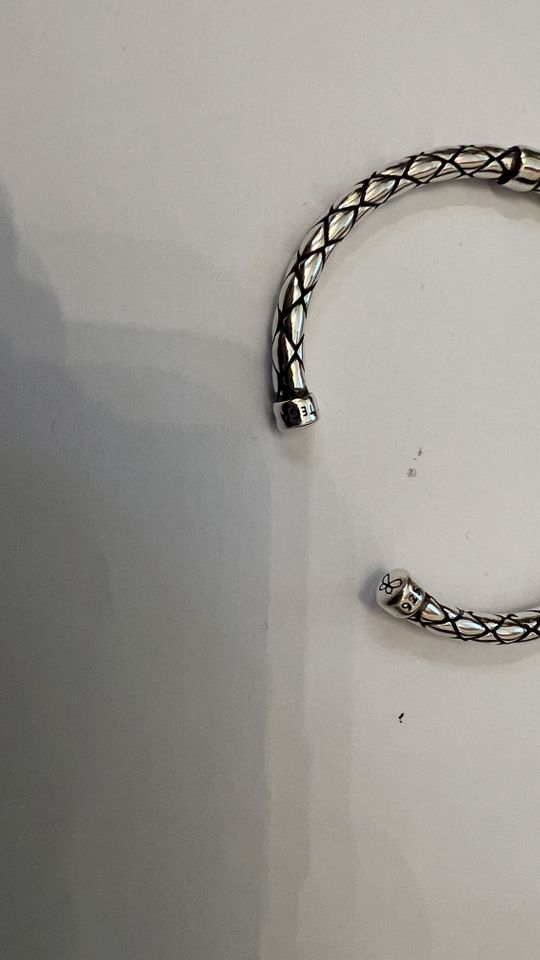 925 Silber Armband, Armreif, Durchmesser 6cm in Hamburg