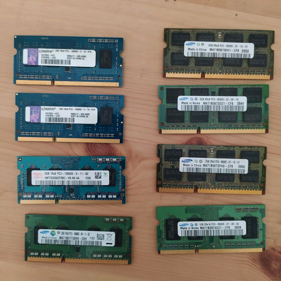 DDR3 RAM Laptop 2 GB für Lenovo u.a. in Sandhausen