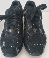 Chanel Boucle Tweed Sneaker Schwarz wie Neu Nordrhein-Westfalen - Witten Vorschau