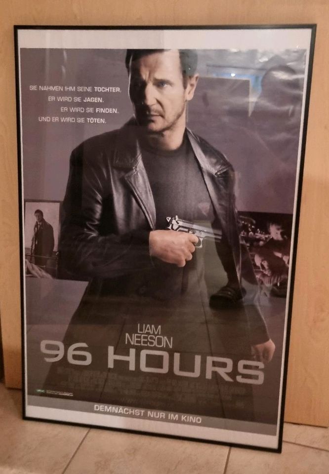 Kinoposter gerahmt 96 Hours Liam Neeson Ikea Strömby in Sulzbach-Rosenberg