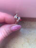 Ring mit blauer und weißen Zirkonias  585 Gold Nordrhein-Westfalen - Menden Vorschau
