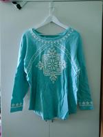 Pullover Langarmshirt Norweger Motiv Hellblau XL 48/50 Hessen - Eschborn Vorschau