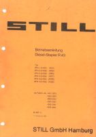 Betriebsanleitung für Still DFG Diesel Stapler R40 R41 R43 Deutz Bayern - Gräfendorf Vorschau