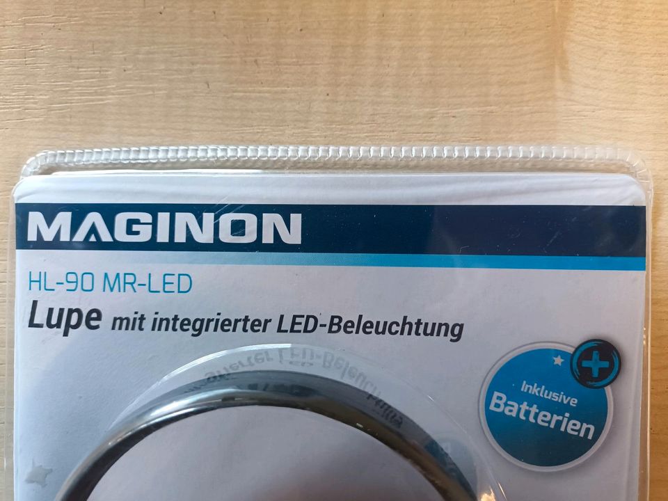 Lupe/Lesebuch mit LED-Beleuchtung,Maginon,schwarz,neu/ovp. in Lübeck