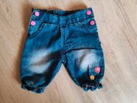 Jeans/Hose - Gr. 56 - Jacky Baby - blau mit pinken Knöpfen Bayern - Moosinning Vorschau