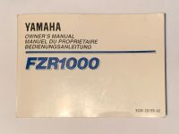 FZR 1000 Yamaha Bedienungsanleitung Deutsch Thüringen - Gera Vorschau