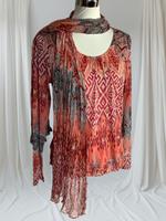 Comma Bluse mit Schal Gr. 40 Baden-Württemberg - Rastatt Vorschau