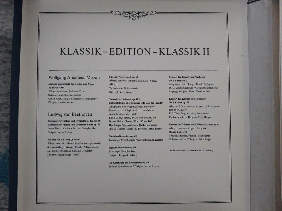 Klassik Edition PARNASS 1-5 , 5 Boxen 40 LP's Vinyl, Schallplatte in München