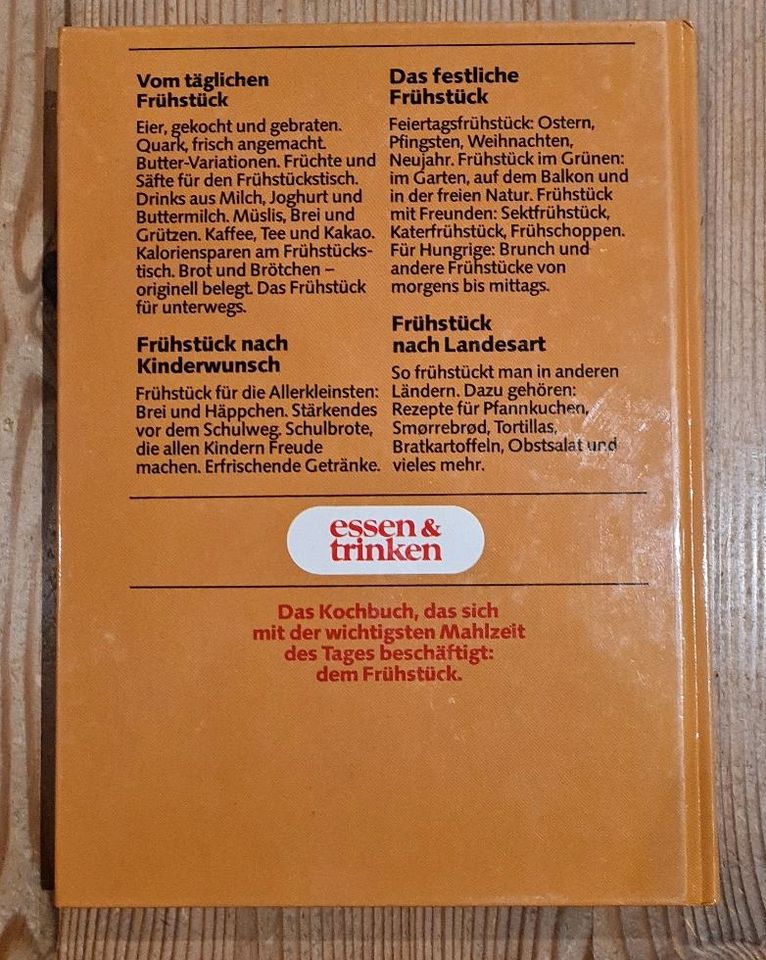 Kochbuch Frühstück in Solnhofen