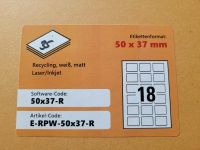 Avery Zweckform Etiketten 50x37 mm Recycling weiß matt 50x37-R München - Pasing-Obermenzing Vorschau