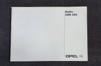 Bedienungsanleitung Opel Radio CDR 500 Rheinland-Pfalz - Rammelsbach Vorschau