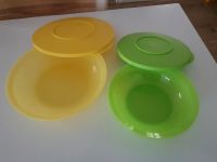 2x Tupperware junge Welle Teller 400 & 700 ml gelb grün Niedersachsen - Hage Vorschau