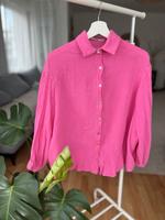 Musselin Bluse Größe L pink Hessen - Darmstadt Vorschau