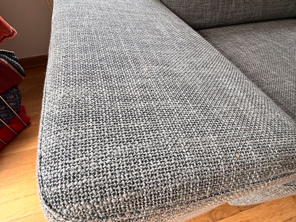 Sofa, Couch, grau, 265 cm x 214 cm, L-Form , RES. ANNII! in Wietmarschen