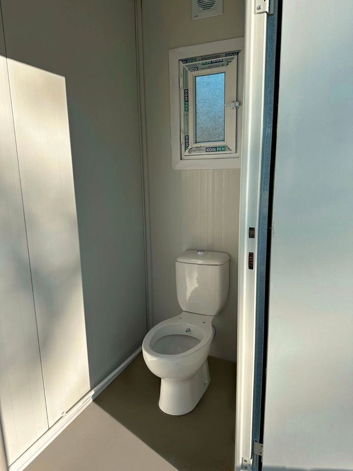 **Sanitärcontainer | WC Container | Toilettencontainer | Mobile Sanitäranlage | 2,10m x 2,40m** in Ulm