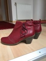 Stiefeletten, Gr. 38, Leder, rot, TOP Nordrhein-Westfalen - Brüggen Vorschau