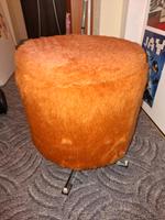 Retro Hocker aus Plüsch - DDR Thüringen - Bad Tennstedt Vorschau