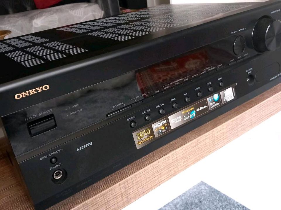 Onkyo HT-R 380 AV Reciever Dolby Surround komplette 5.1 Anlage in Schkeuditz