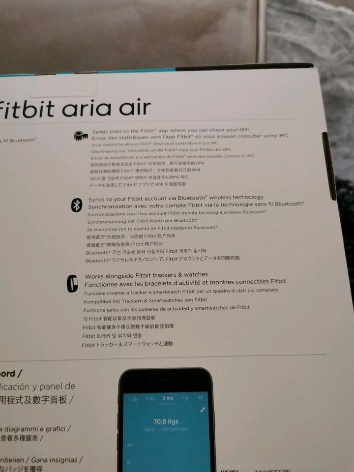 Fitbit aria air Körperwaage in Seckach