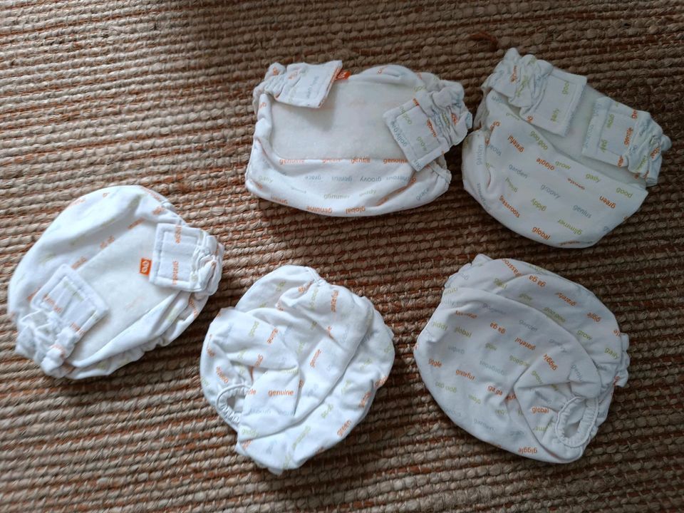 5 x g diaper g nappies wiederverwendbare windeln gr xs bis 4.5 kg in Nortrup
