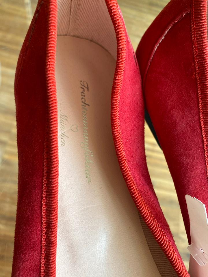 TRACHTENMANUFAKTUR München rot Ballerina 42 NEU Pretty ! in München