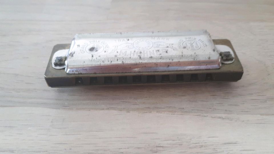 M. Hohner Mundharmonika "Piccolo" 1937 in Asbach-Bäumenheim