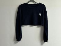 Cropped Pullover dunkelblau Größe S Harburg - Hamburg Heimfeld Vorschau