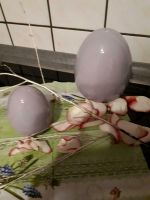 2 lila Keramik Eier Hessen - Burghaun Vorschau