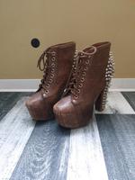 Jeffrey Campbell Plateau Schnürstiefeletten Friedrichshain-Kreuzberg - Kreuzberg Vorschau