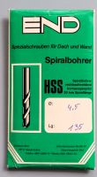 HSS - Spiralbohrer 4,5 x 135 mm - Guntram End - 9 Stück Hessen - Bischofsheim Vorschau