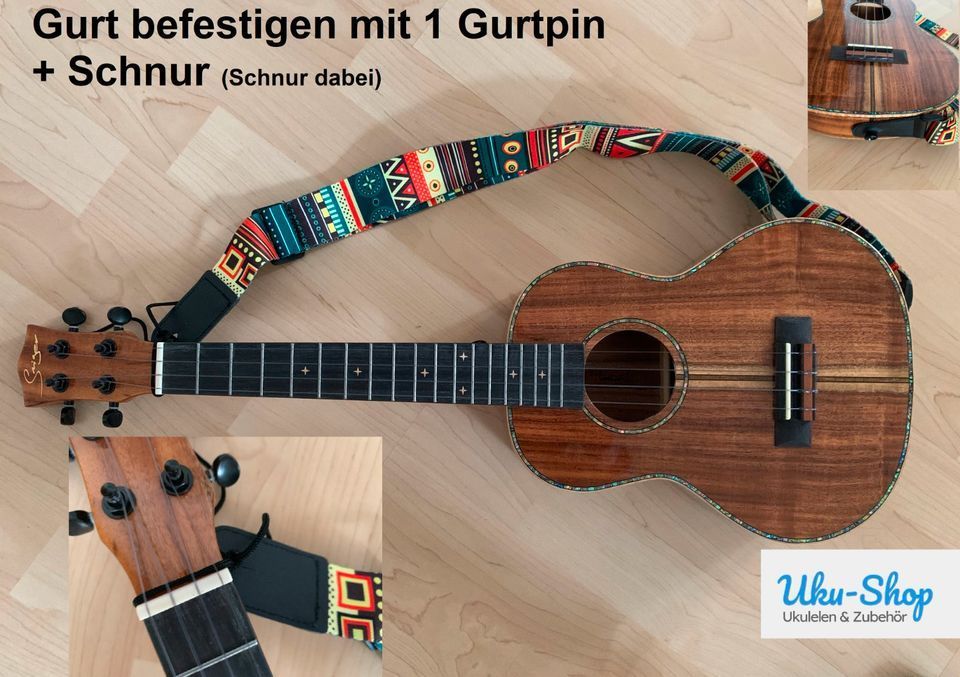 10 x Ukulele - Gurt ***NEU*** Breite  4 cm in Großaitingen