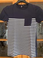 Herren T- Shirt maritim blau- weiß gestreift Gr. M Asos Parchim - Landkreis - Raben Steinfeld Vorschau