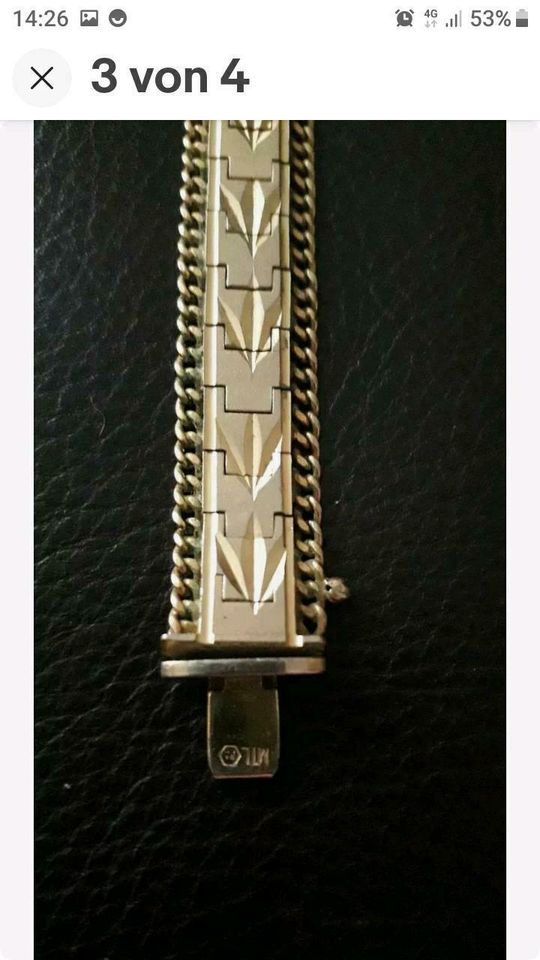 Schönes MTL Armband * diamentiert * Vintage Schmuck 50- 60er in Köln