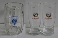 Bierkrug "Klosterbraurei Ettal", Bierglas "Frastanzer" 0,5l Glas Baden-Württemberg - Karlsruhe Vorschau