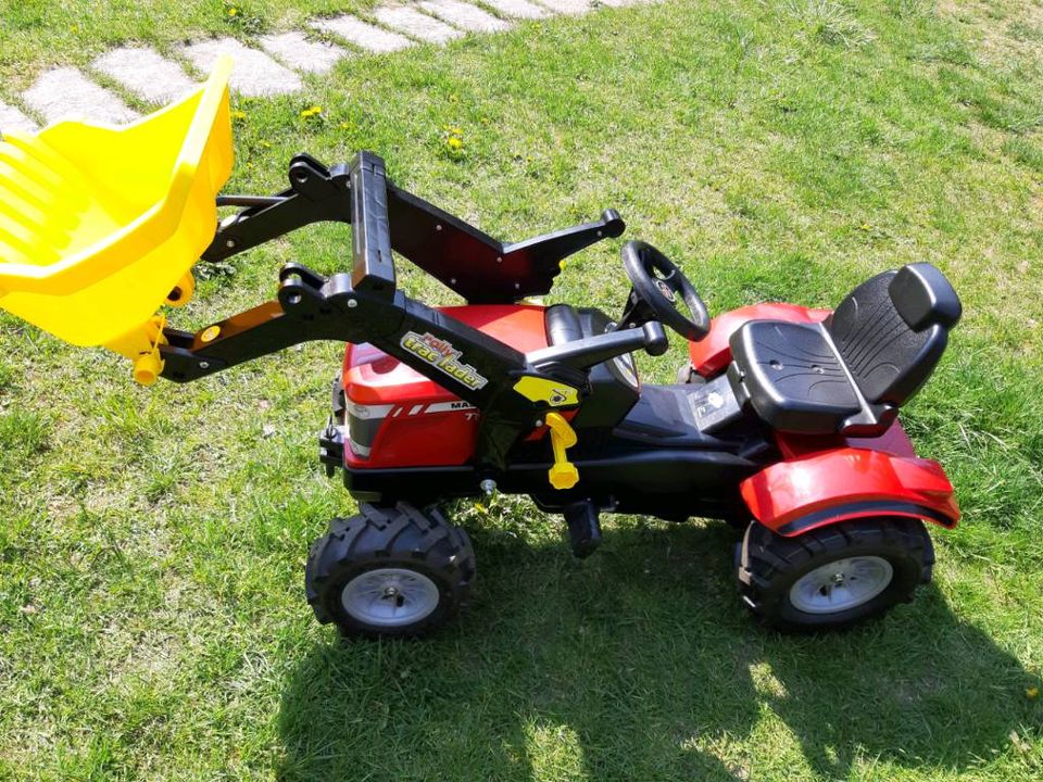 Rolly Toys Farmtrac + Trailer neuwertig in Lübbenau (Spreewald)