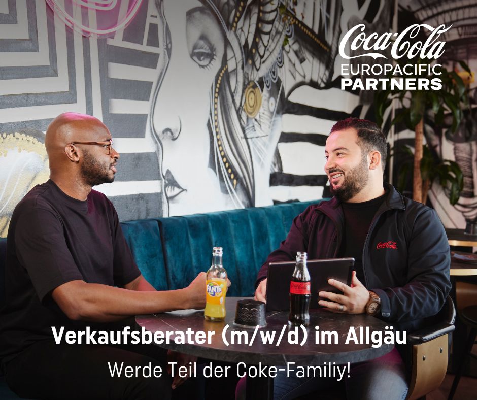 Coca-Cola Verkaufsberater (m/w/d) im Ostallgäu gesucht! in Marktoberdorf