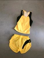 Stylisches New Balance Sportswear Set crop Top Shorts Hose gelb Berlin - Köpenick Vorschau