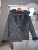 Graue Bikerjacke/ Winterjacke von H&M Schleswig-Holstein - Wankendorf Vorschau